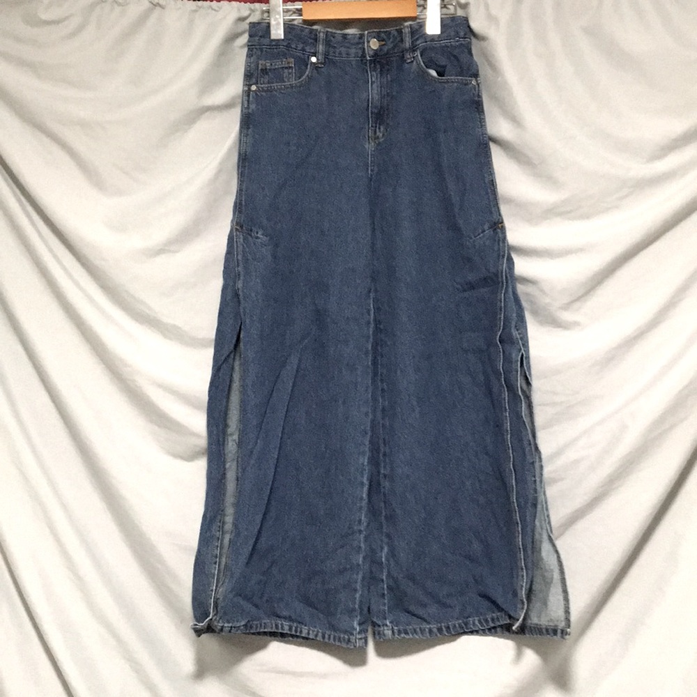 Denim bellbottoms